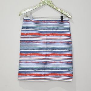 J McLaughlin Cotton Blend Pencil Skirt